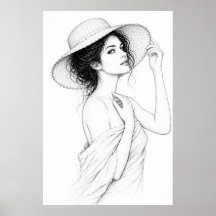 Affiche Lignes Élégantes d'Anastasia