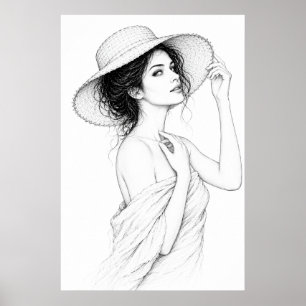 Affiche Lignes Élégantes d'Anastasia