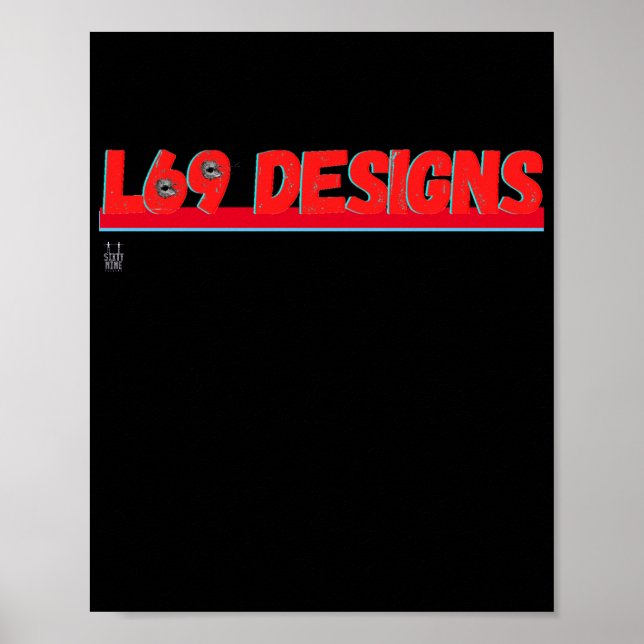 affiche "LOGO L69 designs" (Devant)
