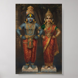 Affiche Lord Vitthal et Rakhumai Devi