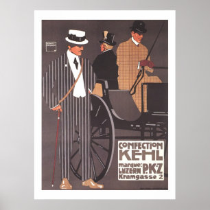 Affiche Ludwig Hohlwein de Kehl PKZ