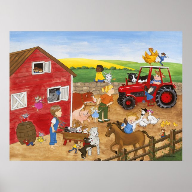 Affiche magique de ferme (Devant)