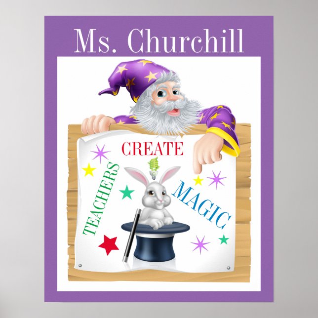 Affiche magique de l'enseignant - SRF (Devant)