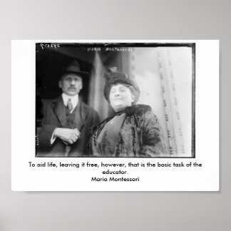 Affiche Maria Montesorri