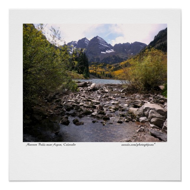 Affiche Maroon Bells (Devant)