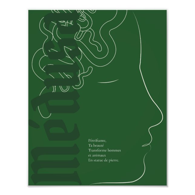 Affiche Médusa Fotodruck (Vorne)