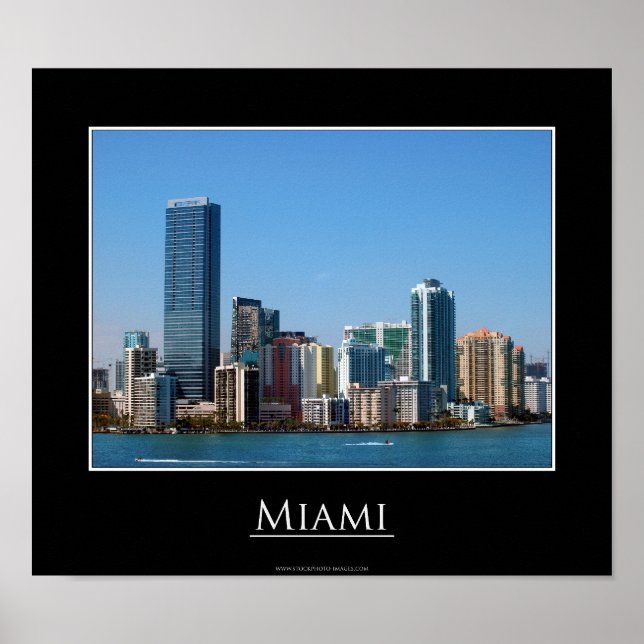 Affiche Miami Skyline (Devant)