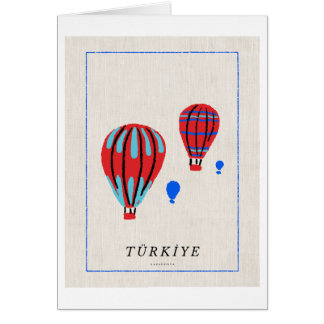 Affiche minimaliste Cappadoce - Souvenir de Türkiy