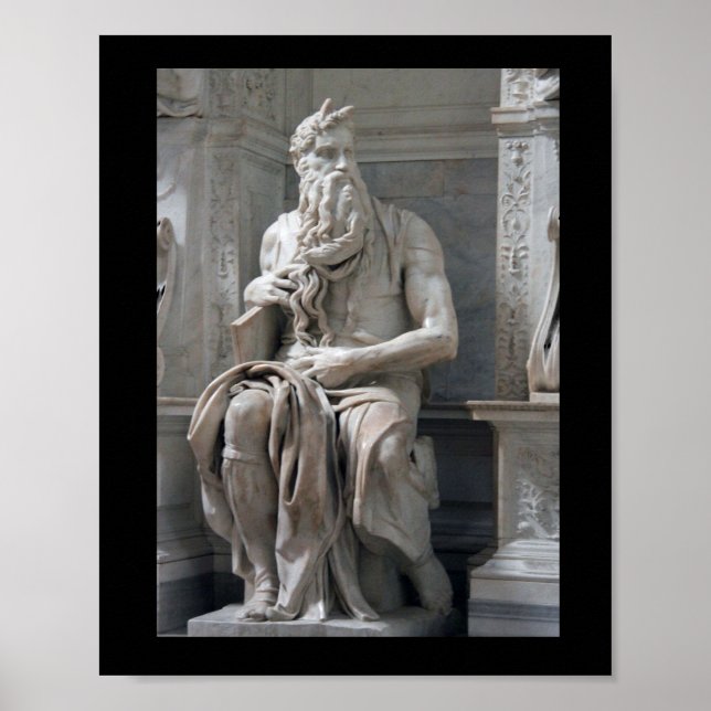Affiche Moïse de Michelangelo (Devant)
