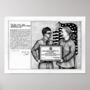 Affiche morte d'oeil de Vannak et de Hillary