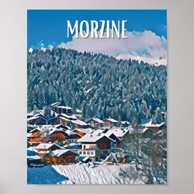 Affiche Morzine Station de ski (Devant)
