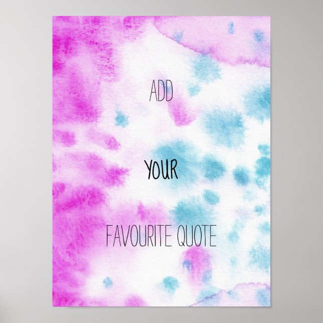 Affiche motivante (Devant)