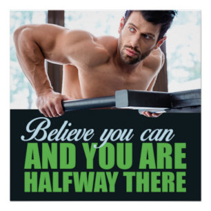 Affiche motivante Croyez en vous