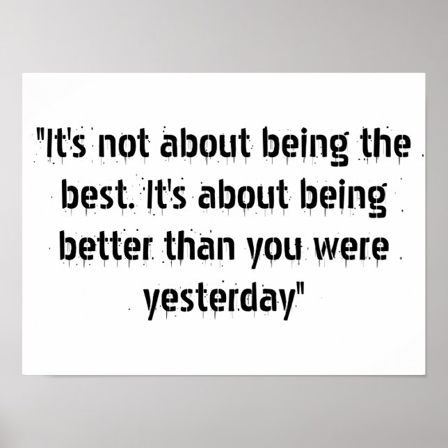 Affiche motivationnelle (Devant)