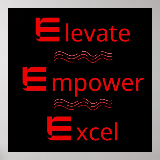 Affiche motivationnelle (Devant)