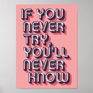 Affiche motivationnelle