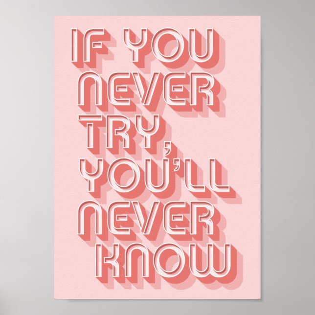 Affiche motivationnelle (Devant)