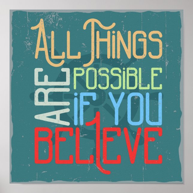 Affiche motivationnelle (Devant)