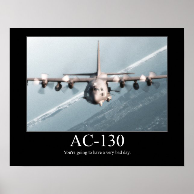 Affiche motivationnelle AC-130 (Devant)