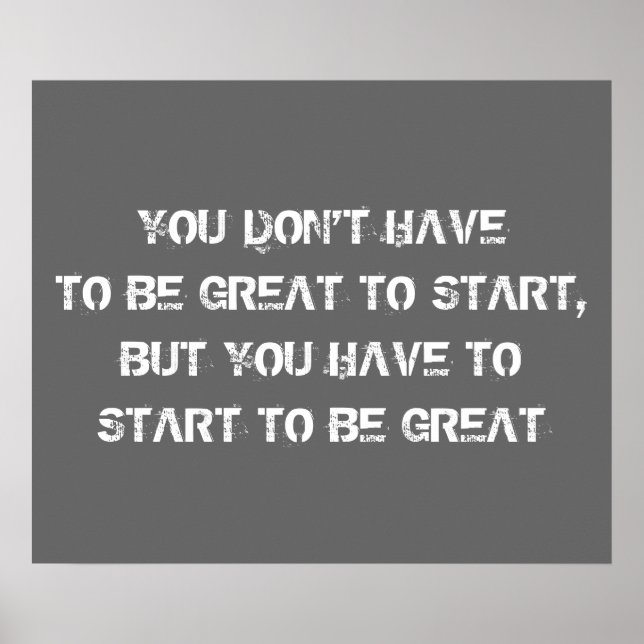 Affiche motivationnelle de l'entraînement (Devant)