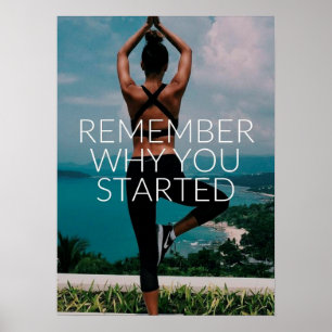 Affiche motivationnelle de l'entraînement