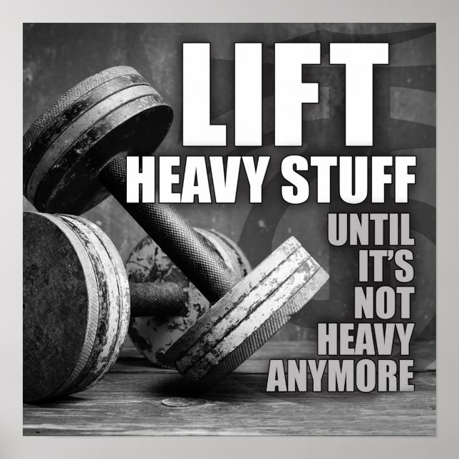 Affiche motivationnelle de l'entraînement (Devant)