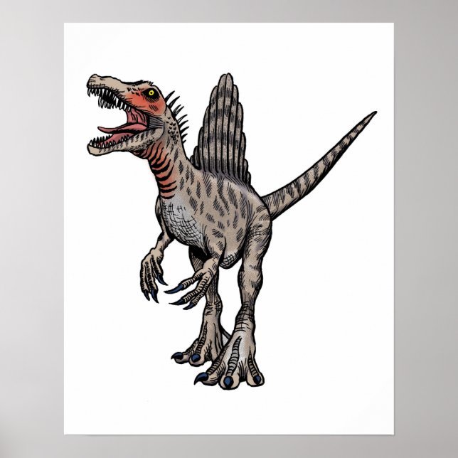 Affiche murale de Spinosaurus (Devant)
