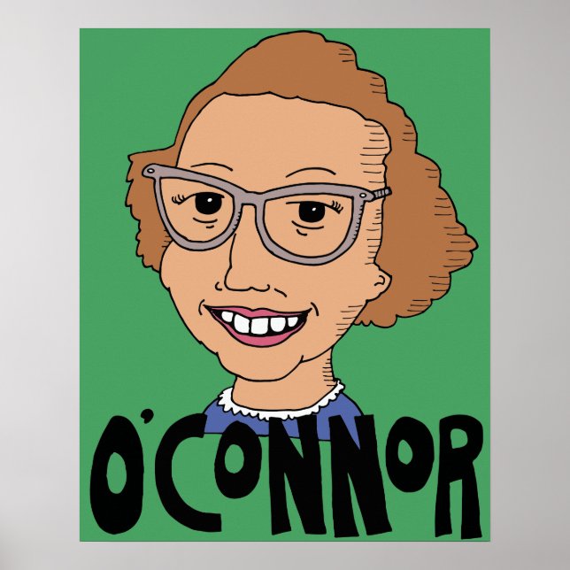 Affiche murale Flannery O'Connor (Devant)