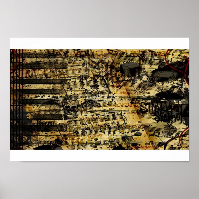 Affiche musicale. (Devant)