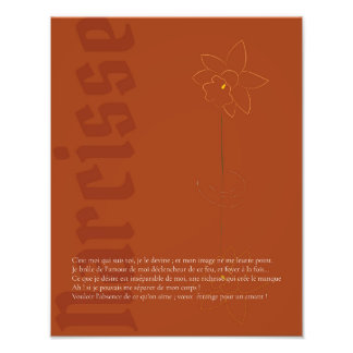 Affiche Narcisse Fotodruck