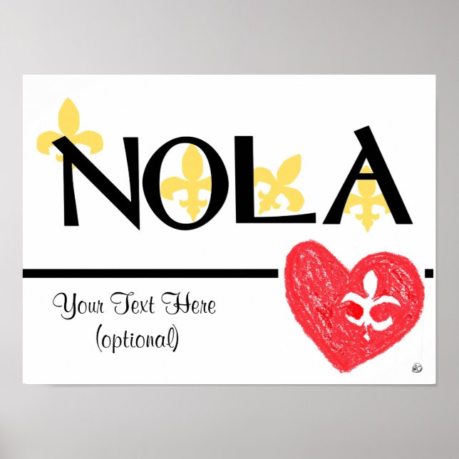 Affiche NOLA Love de Lis (Devant)