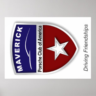 Affiche non-conformiste de logo de région