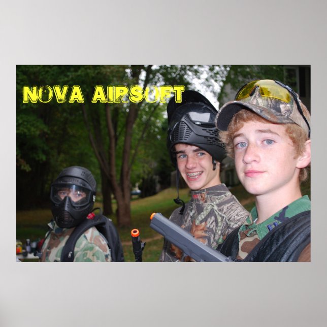 Affiche Nova airsoft (Devant)