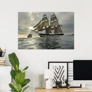 Affiche Ocean Sail Boat