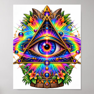 Affiche Œil d'Orbite Prismatique
