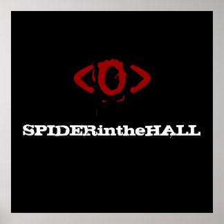 Affiche oeil SPIDERintheHALL