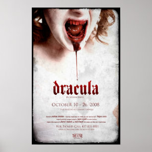 Affiche officielle 1 de Dracula - 11x17 avec la