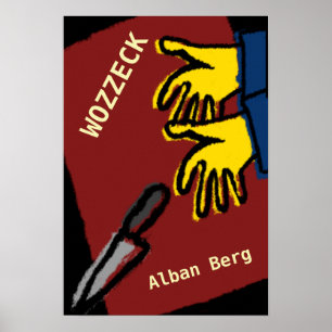 Affiche Opéra Wozzeck, Alban Berg Poster