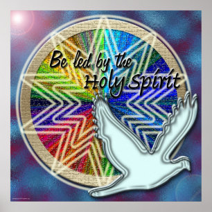 Affiche orientée chrétienne de Saint-Esprit