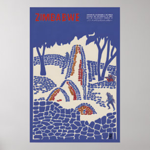 Affiche OSPAAAL Jour de solidarité avec le Zimbabw