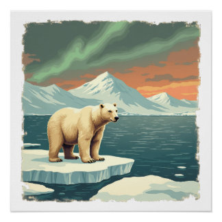 Affiche Ours Polaire
