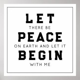 Affiche Paix sur Terre