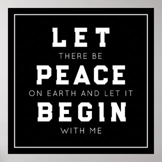 Affiche Paix sur Terre