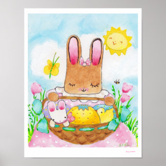 affiche Panier de Pâques de Marie