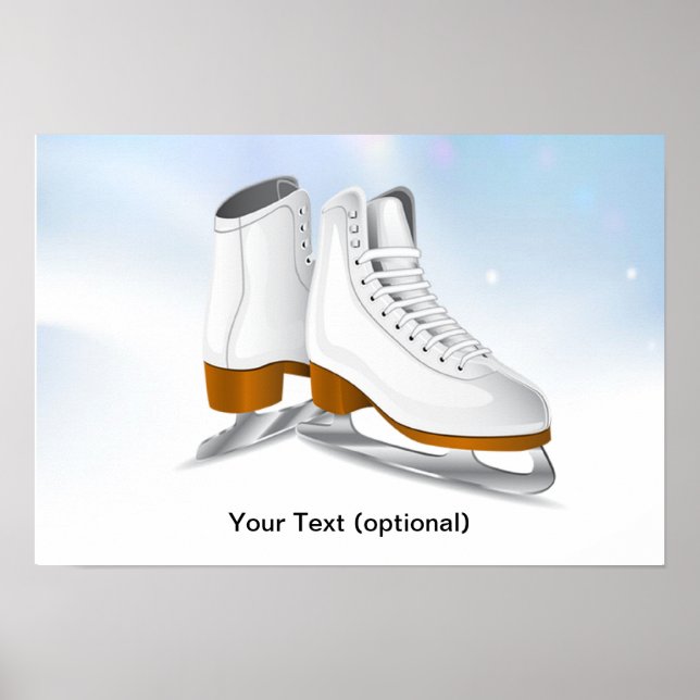 Affiche Patinage sur glace Imprimer (Devant)
