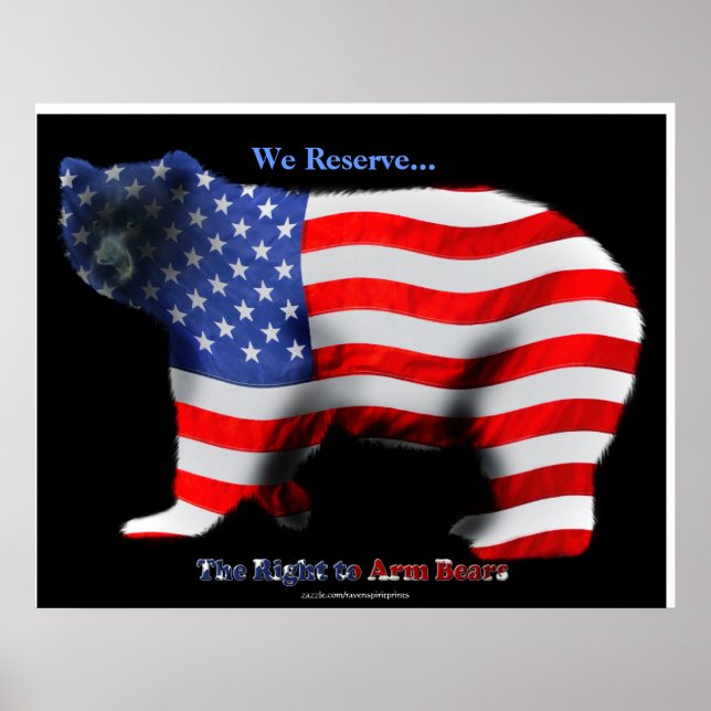 AFFICHE Patriotique anti-chasse amusante sur le DR (Devant)