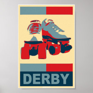 Affiche patriotique de Derby d'art de bruit