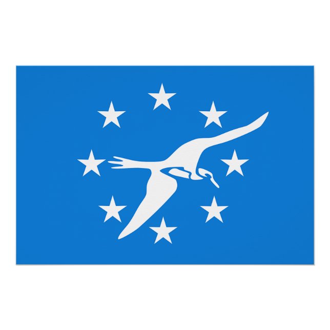 Affiche patriotique murale avec Drapeau du Corpus  (Devant)