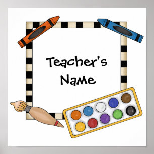 Affiche personnalisable de classe Art