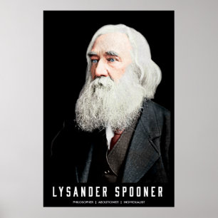 Affiche personnalisable de Lysander Spooner